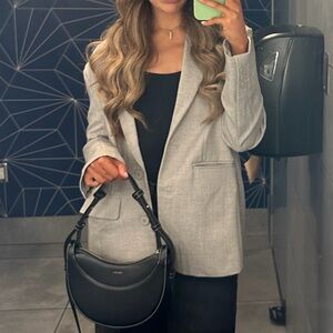 Social Blazer - Pebble White Fox Boutique
